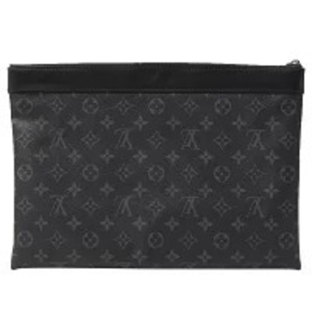 Louis Vuitton Eclipse Black Bag Pochette Shoulder Clutch Monogram Discovery